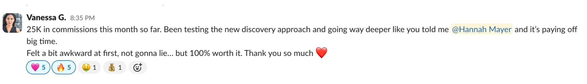 Member testimonial $25K commissions*